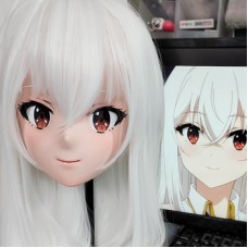(GLA060)Customize Character'! Female/Girl Resin Full/Half Head With Lock Anime Cosplay Japanese Animego Kigurumi Mask